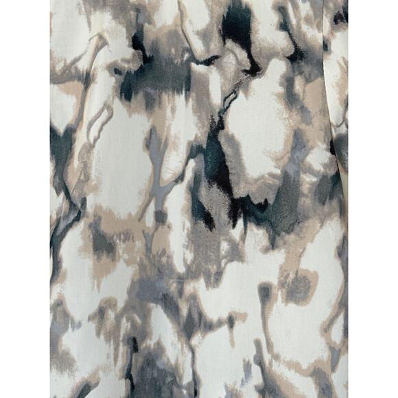 OLIVE+OAK Bomber Jacket M Silky Marble Print Streetwear Gorpcore Utility - Picture 8 of 15